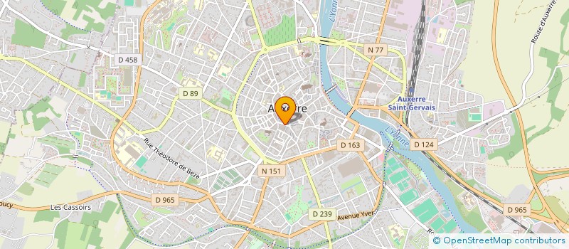 localisation de l'entreprise MONSIEUR RAYNALD ORTEGA  AUXERRE