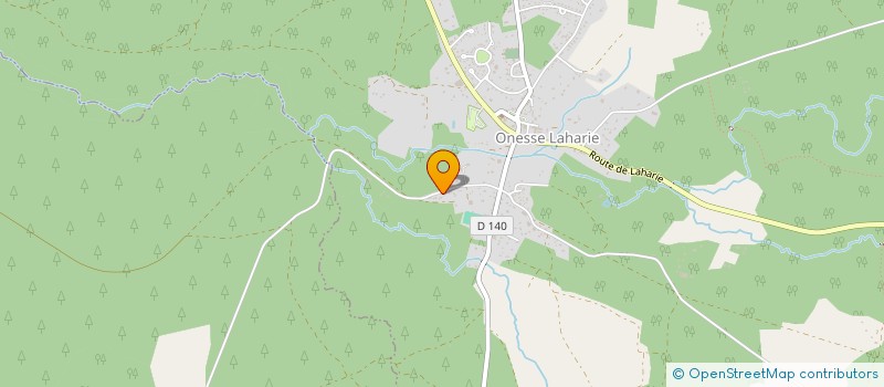 localisation de l'entreprise MONSIEUR RAYNALD PERRAUT à ONESSE-LAHARIE