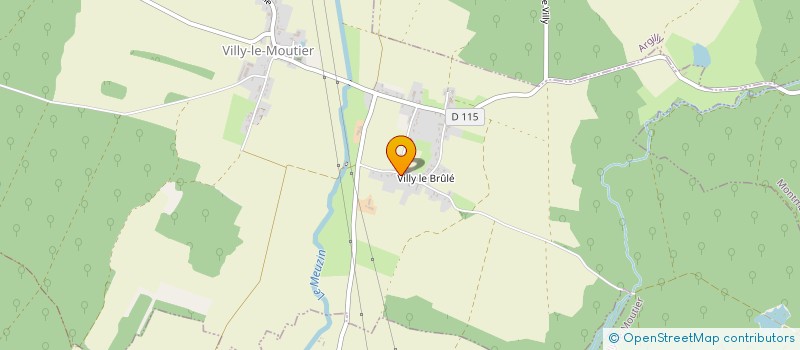 localisation de l'entreprise MONSIEUR RAYNALD SAUNIER  VILLY-LE-MOUTIER