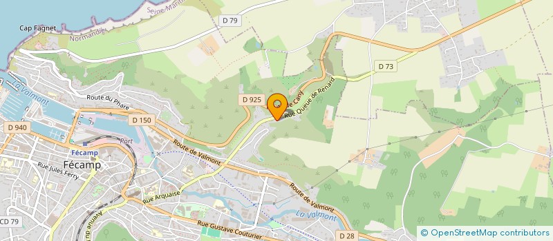 localisation de l'entreprise MONSIEUR RAYNALD VERMEULEN  FECAMP