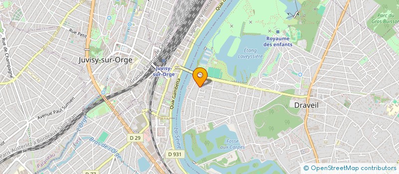 localisation de l'entreprise MONSIEUR RAYNER BENDEZU ALIAGA à DRAVEIL