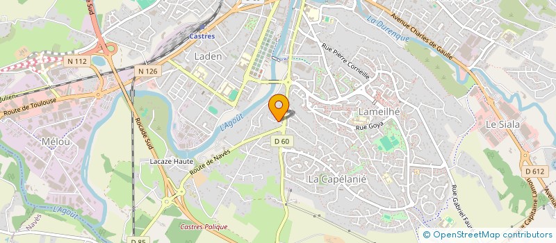 localisation de l'entreprise MONSIEUR RAYTON TAUPOTINI  CASTRES