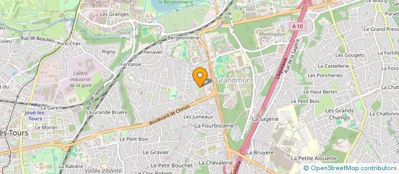 localisation de l'entreprise MONSIEUR RAZ MOHAMMAD AMARKHEL  JOUE-LES-TOURS