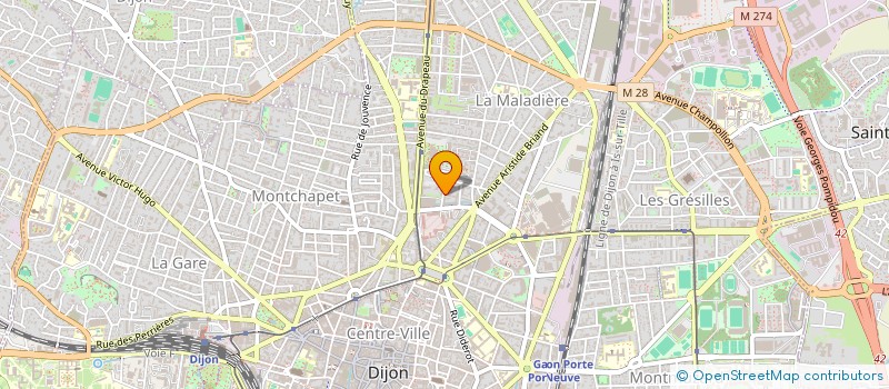 localisation de l'entreprise MONSIEUR RAZ MOHAMMAD SAFARI à DIJON