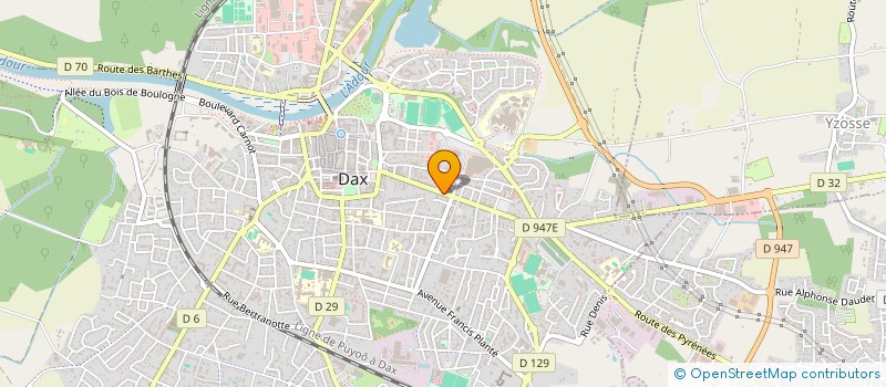 localisation de l'entreprise MONSIEUR RAZ MOHAMMAD SULAIMANI  DAX