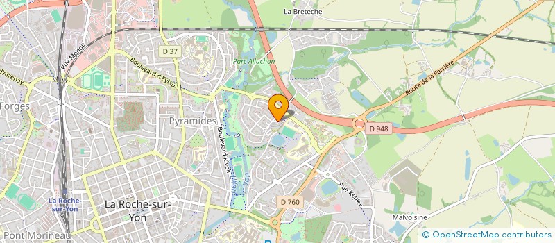 localisation de l'entreprise MONSIEUR RAZA AHMADI à LA ROCHE-SUR-YON