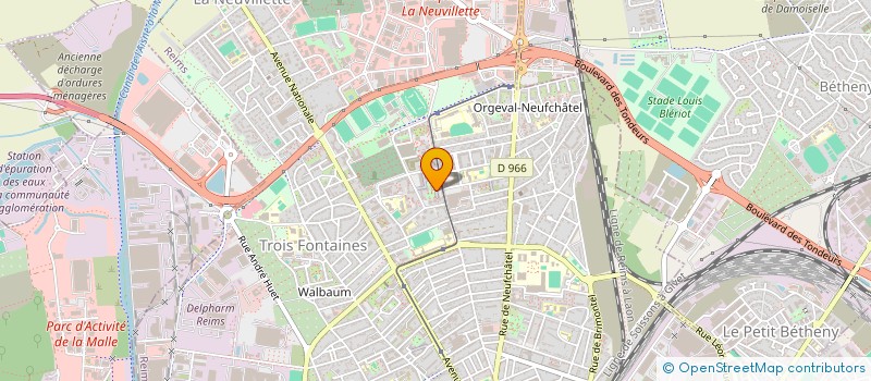 localisation de l'entreprise MONSIEUR RAZA SIDDIQI  REIMS