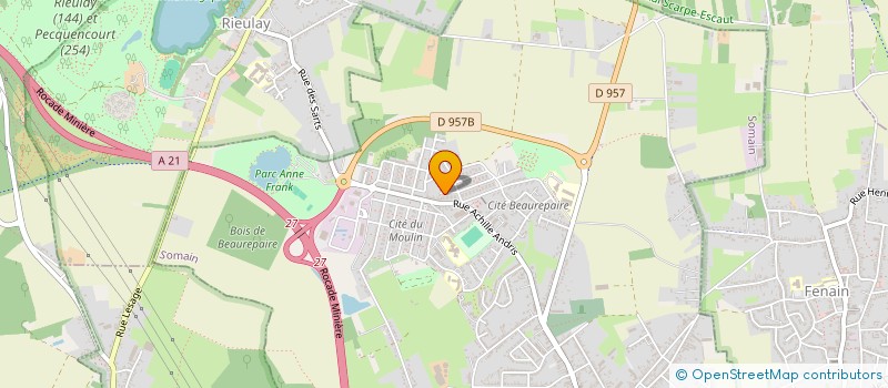 localisation de l'entreprise MONSIEUR RAZEK BENKAROUBA  SOMAIN