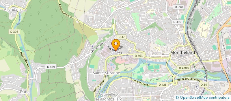 localisation de l'entreprise MONSIEUR RAZGUL NASIRI  MONTBELIARD