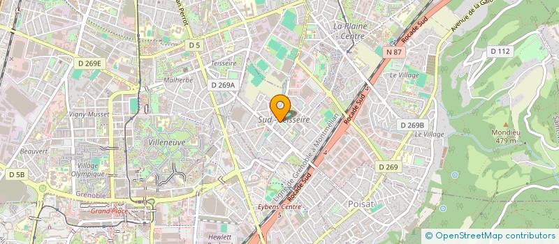 localisation de l'entreprise MONSIEUR RAZI MRAD  SAINT-MARTIN-D'HERES
