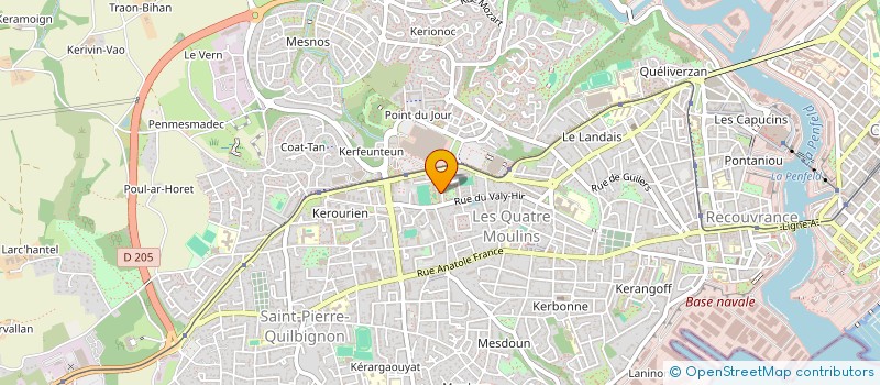 localisation de l'entreprise MONSIEUR RAZIDINE ABDALLAH à BREST