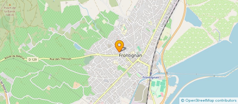 localisation de l'entreprise MONSIEUR RAZIK DAHOU à FRONTIGNAN