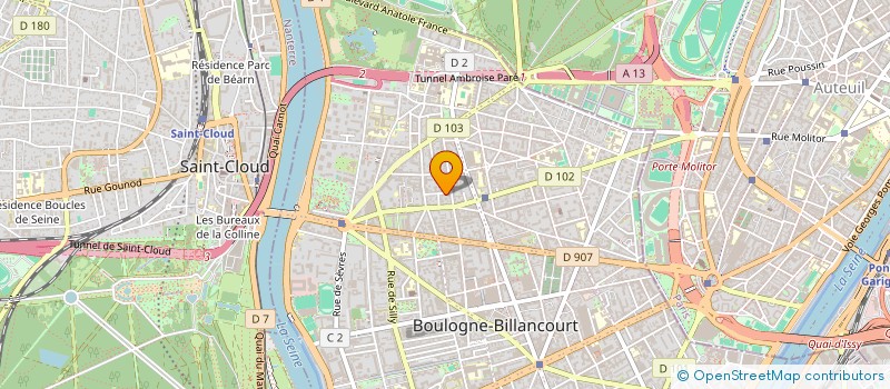 localisation de l'entreprise MONSIEUR RAZIK MORS à BOULOGNE-BILLANCOURT