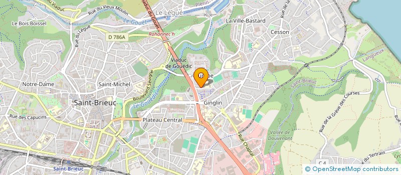 localisation de l'entreprise MONSIEUR RAZIKA DJEDAINI à SAINT-BRIEUC