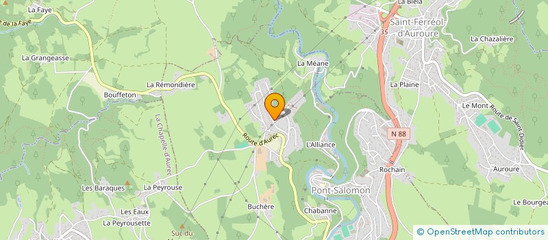 localisation de l'entreprise MONSIEUR RAZKI TEZKRAT  PONT-SALOMON