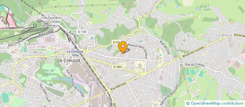 localisation de l'entreprise MONSIEUR RAZMOHAMMAD AFGHAN  LE CREUSOT