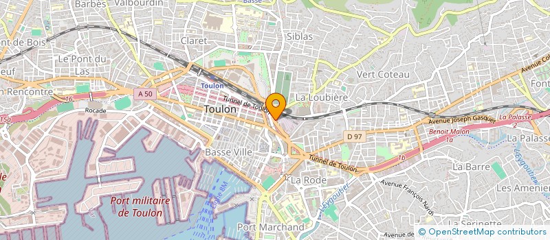 localisation de l'entreprise MONSIEUR RAZMOHAMMAD HAIDARI  TOULON