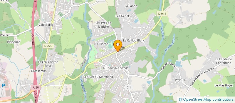 localisation de l'entreprise MONSIEUR RAZVAN ADALIN DRAGULIN  RILHAC-RANCON