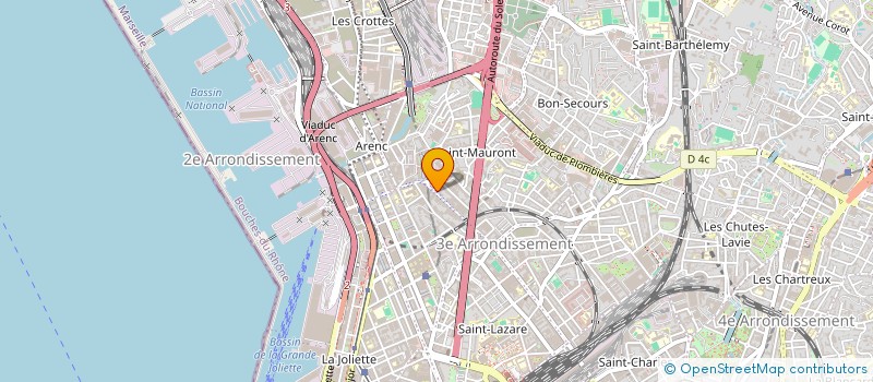 localisation de l'entreprise MONSIEUR RAZVAN-LUCIAN BRATIMA  MARSEILLE