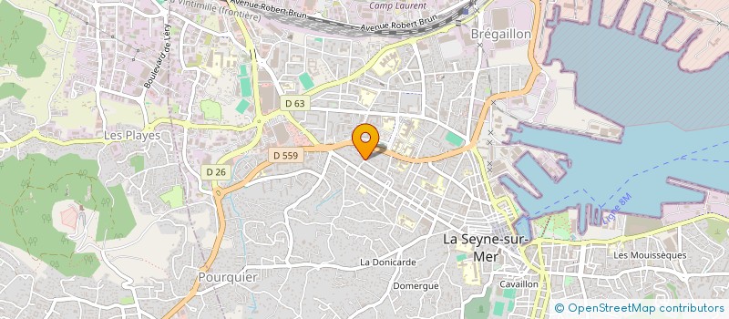 localisation de l'entreprise MONSIEUR RAZVAN-ROBERT BRIAC  LA SEYNE-SUR-MER