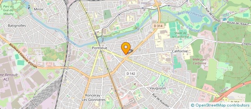 localisation de l'entreprise MONSIEUR RAZZAK ABDUR  LE MANS