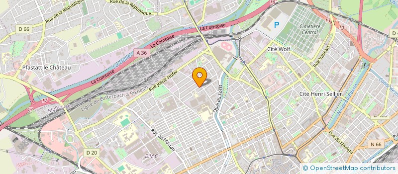 localisation de l'entreprise MONSIEUR READ KHEDIMELLAH  MULHOUSE