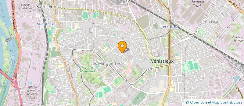 localisation de l'entreprise MONSIEUR READH MECIDI  VENISSIEUX