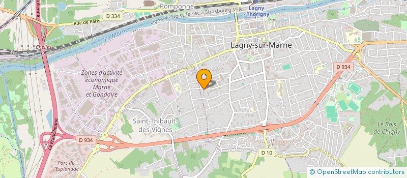localisation de l'entreprise MONSIEUR REAGHEN MUKIMI  LAGNY-SUR-MARNE