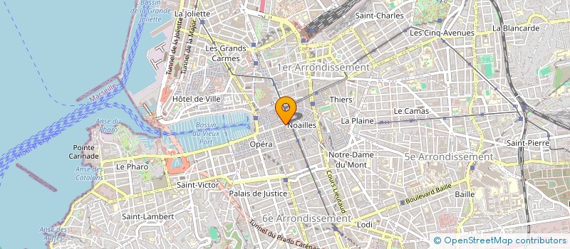localisation de l'entreprise MONSIEUR REBEIRO ERIC à MARSEILLE