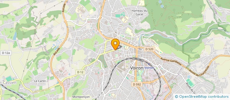 localisation de l'entreprise MONSIEUR REBIAI ZOUAINIA  VOIRON