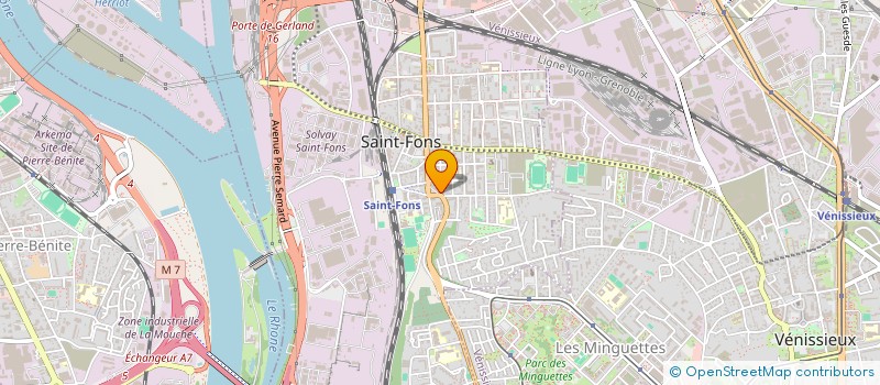 localisation de l'entreprise MONSIEUR RECEP ALI ERBAY à SAINT-FONS