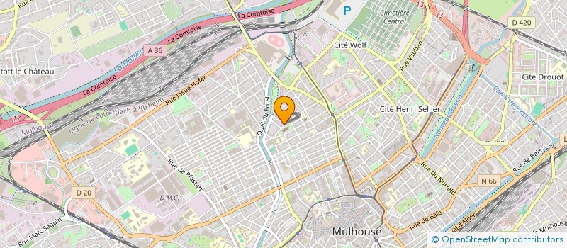 localisation de l'entreprise MONSIEUR RECEP BALKAYA  MULHOUSE