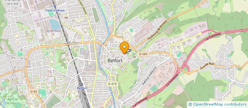 localisation de l'entreprise MONSIEUR RECEP BISKINER à BELFORT