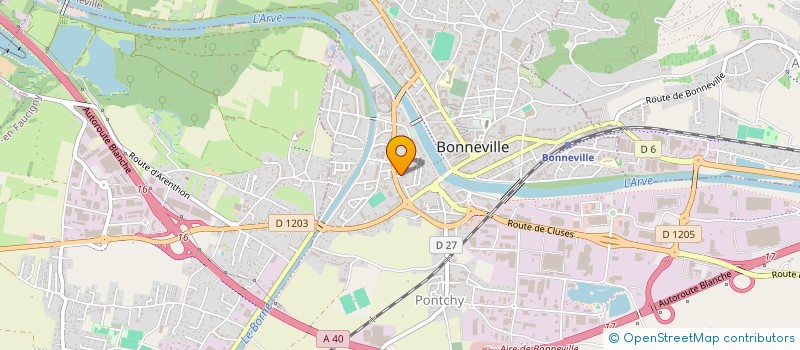 localisation de l'entreprise MONSIEUR RECEP CERAN  BONNEVILLE