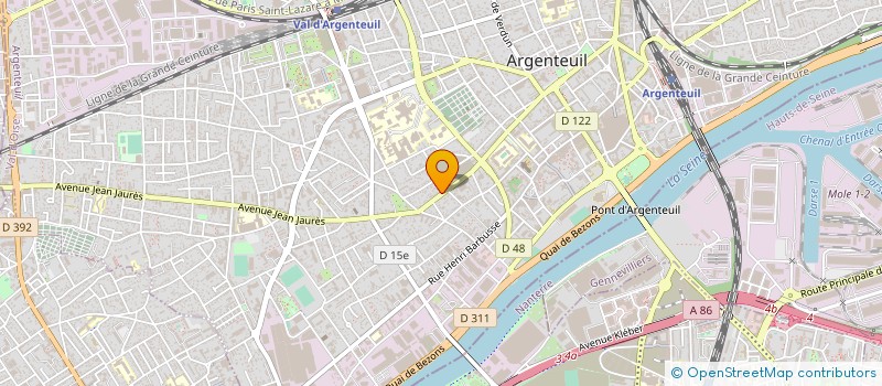 localisation de l'entreprise MONSIEUR RECEP COSKUN  ARGENTEUIL