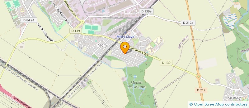 localisation de l'entreprise MONSIEUR RECEP ERDOGAN  MITRY-MORY