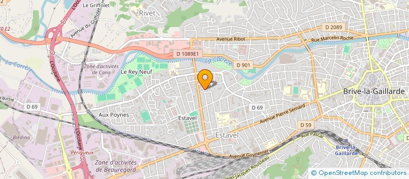 localisation de l'entreprise MONSIEUR RECEP EROGLU à BRIVE-LA-GAILLARDE