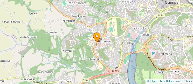 localisation de l'entreprise MONSIEUR RECEP KARA à QUIMPER