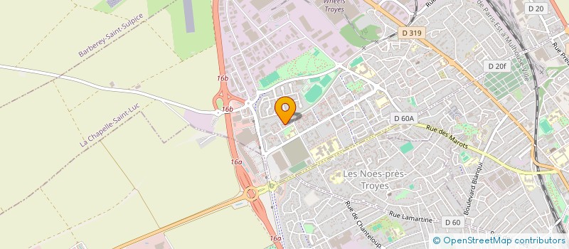 localisation de l'entreprise MONSIEUR RECEP KASKOR  LA CHAPELLE-SAINT-LUC