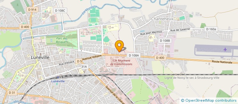 localisation de l'entreprise MONSIEUR RECEP KASTACI  LUNEVILLE