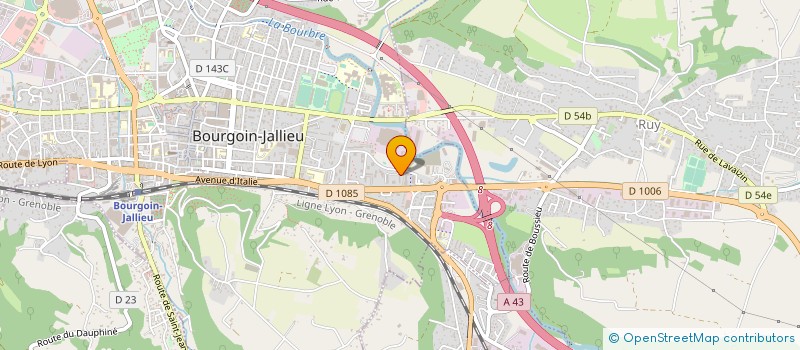 localisation de l'entreprise MONSIEUR RECEP KATIRCI à BOURGOIN-JALLIEU