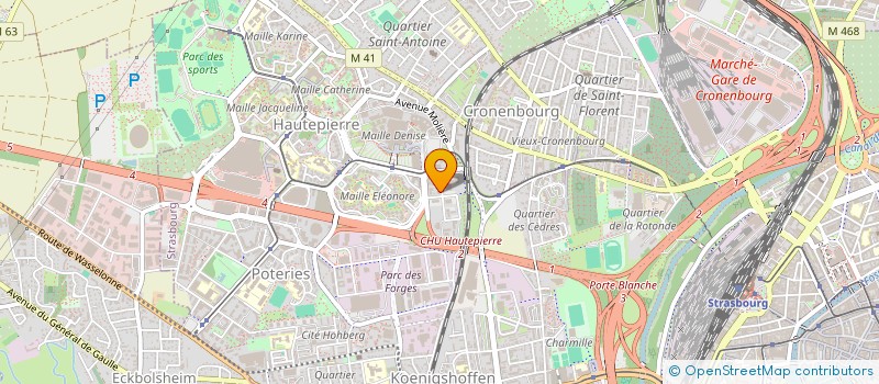 localisation de l'entreprise MONSIEUR RECEP KAYMAK à STRASBOURG