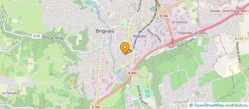localisation de l'entreprise MONSIEUR RECEP PATLAK à BRIGNAIS