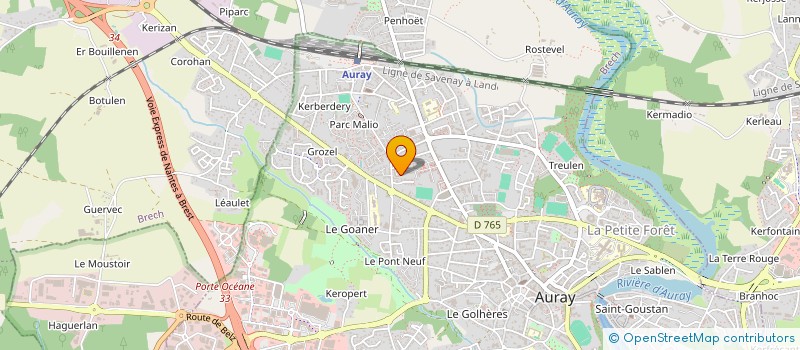 localisation de l'entreprise MONSIEUR RECEP SIMSEK à AURAY
