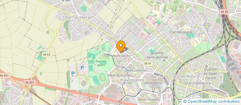 localisation de l'entreprise MONSIEUR RECHAD NEJRAWI  STRASBOURG