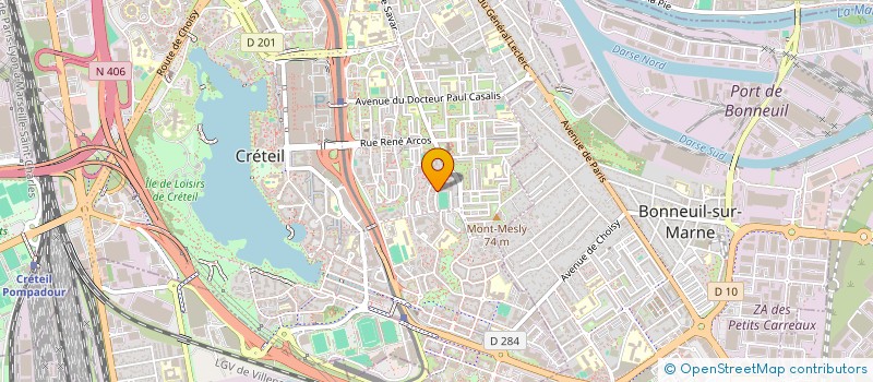 localisation de l'entreprise MONSIEUR REDA ABDERRAHIM  CRETEIL