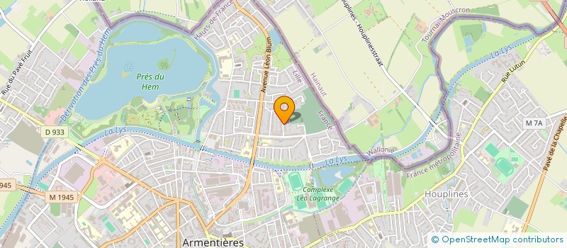 localisation de l'entreprise MONSIEUR REDA AISSAMI à ARMENTIERES