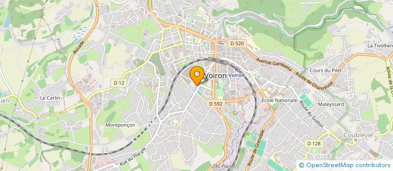 localisation de l'entreprise MONSIEUR REDA AMARI  VOIRON