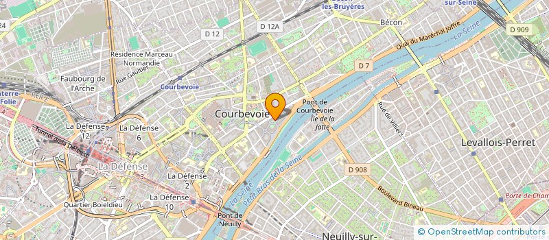 localisation de l'entreprise MONSIEUR REDA AMRI à COURBEVOIE
