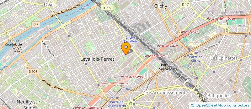 localisation de l'entreprise MONSIEUR REDA ARFICHE à LEVALLOIS-PERRET
